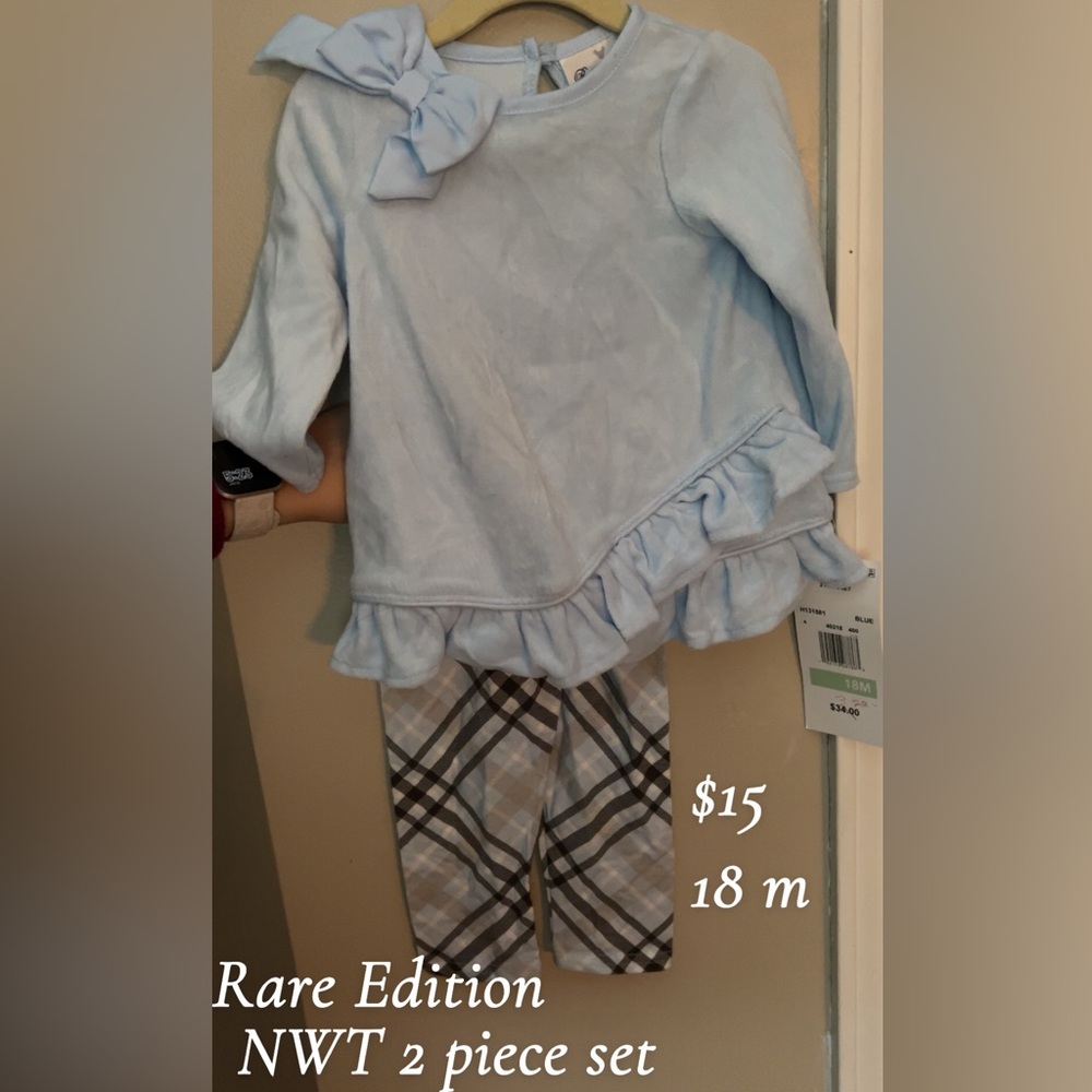 Rare Editions toddler girls 2 piece outfit